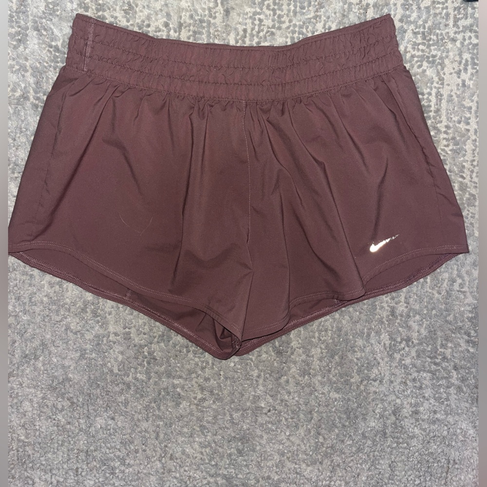 Nike Women's Burgundy Athletic Shorts *fit small*